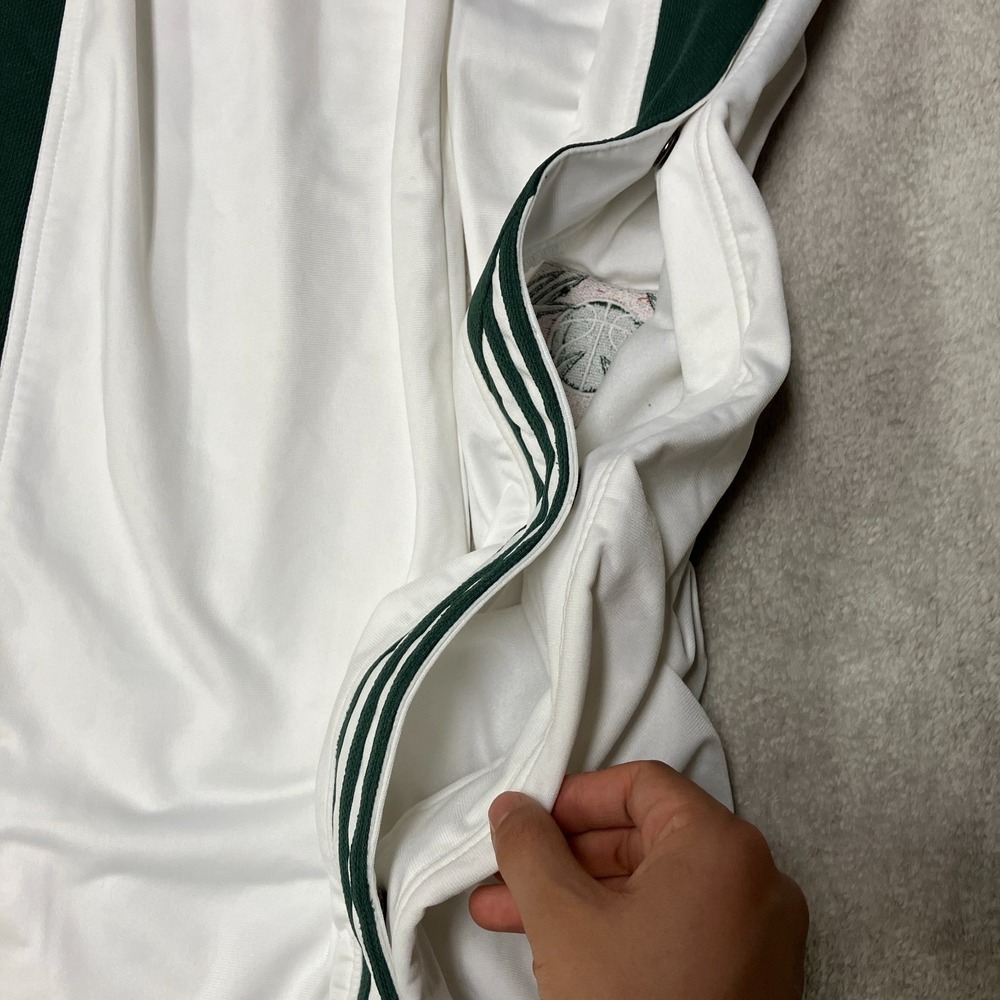 adidas NBA Milwaukee Bucks Player Issued Game Warmup Snap Pants XXLT + 6" - Picture 4 of 14